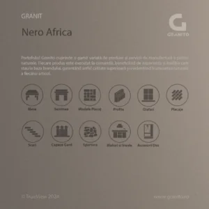 Accesorii pentru Duș Granit Nero Africa - Image 4