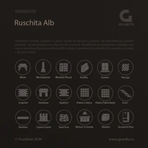 Marmură Rușchița Alb - Image 5