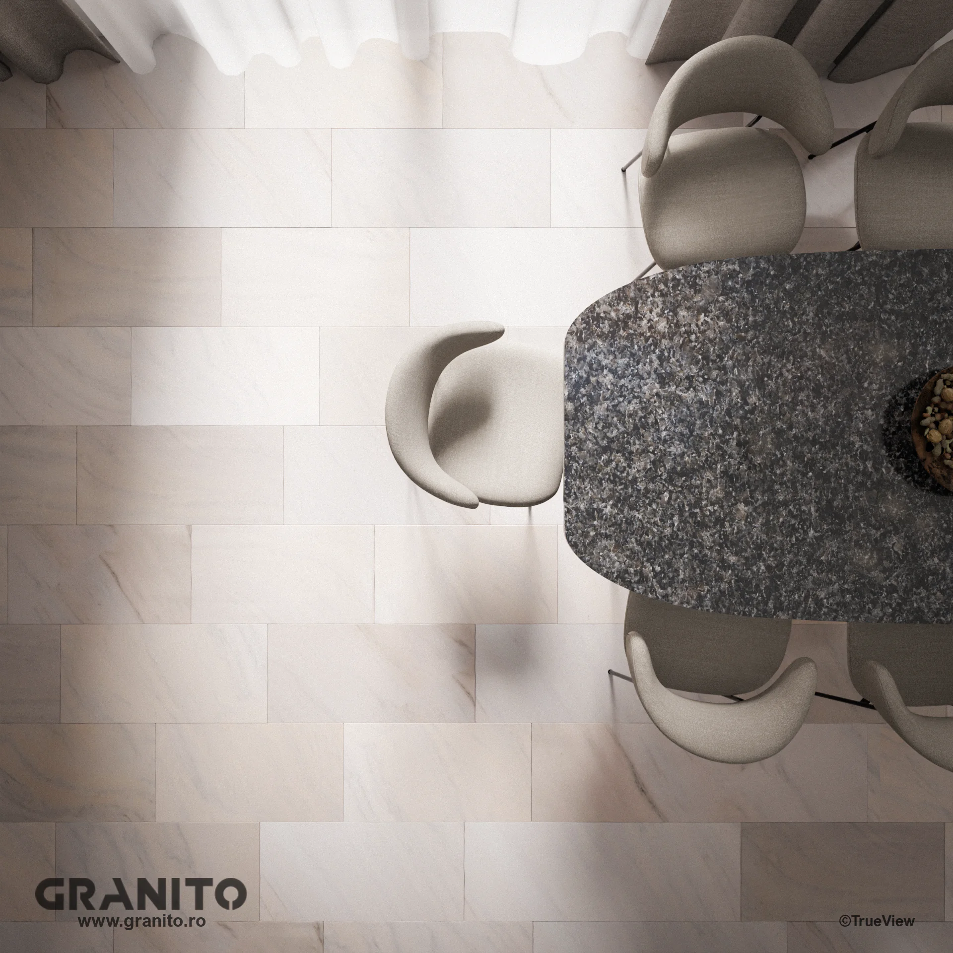 Placaje Interior Marmură Rușchița Alb-Gălbui - Image 1