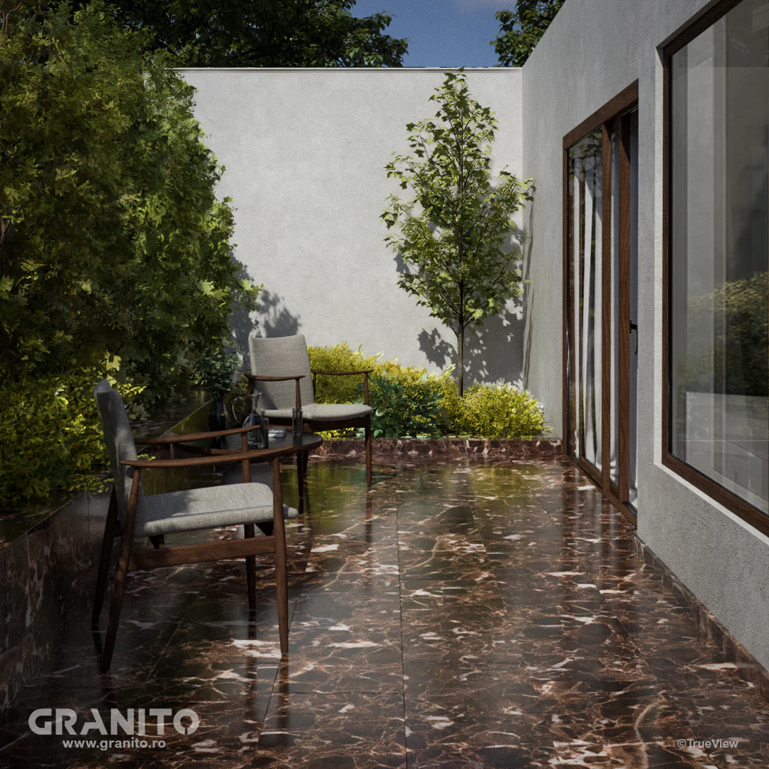 Placaje Exterior Marmură Emperador Dark - Image 1