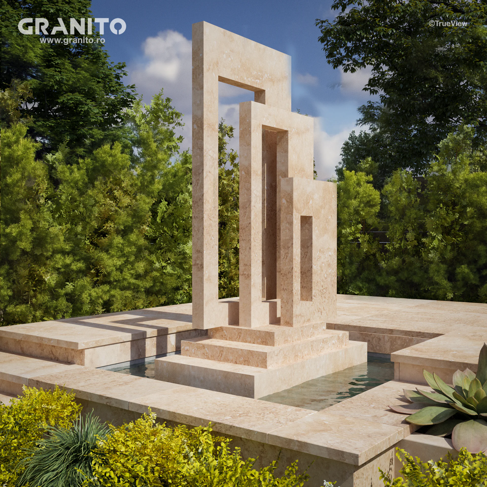 Monumente Travertin Clasic Cross Cut - Image 3