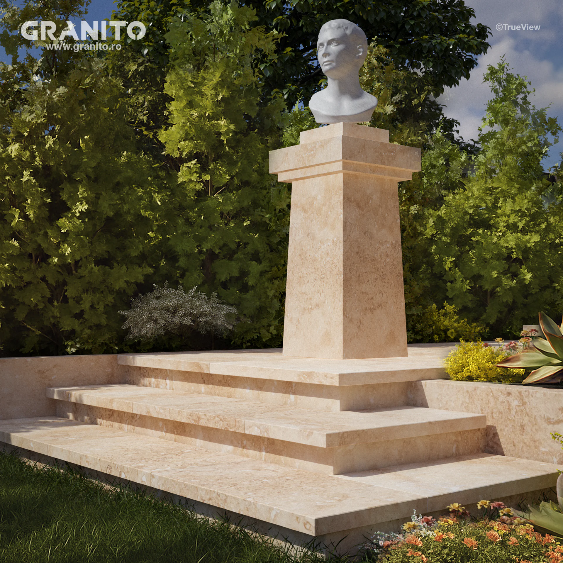 Monumente Travertin Clasic Cross Cut - Image 2