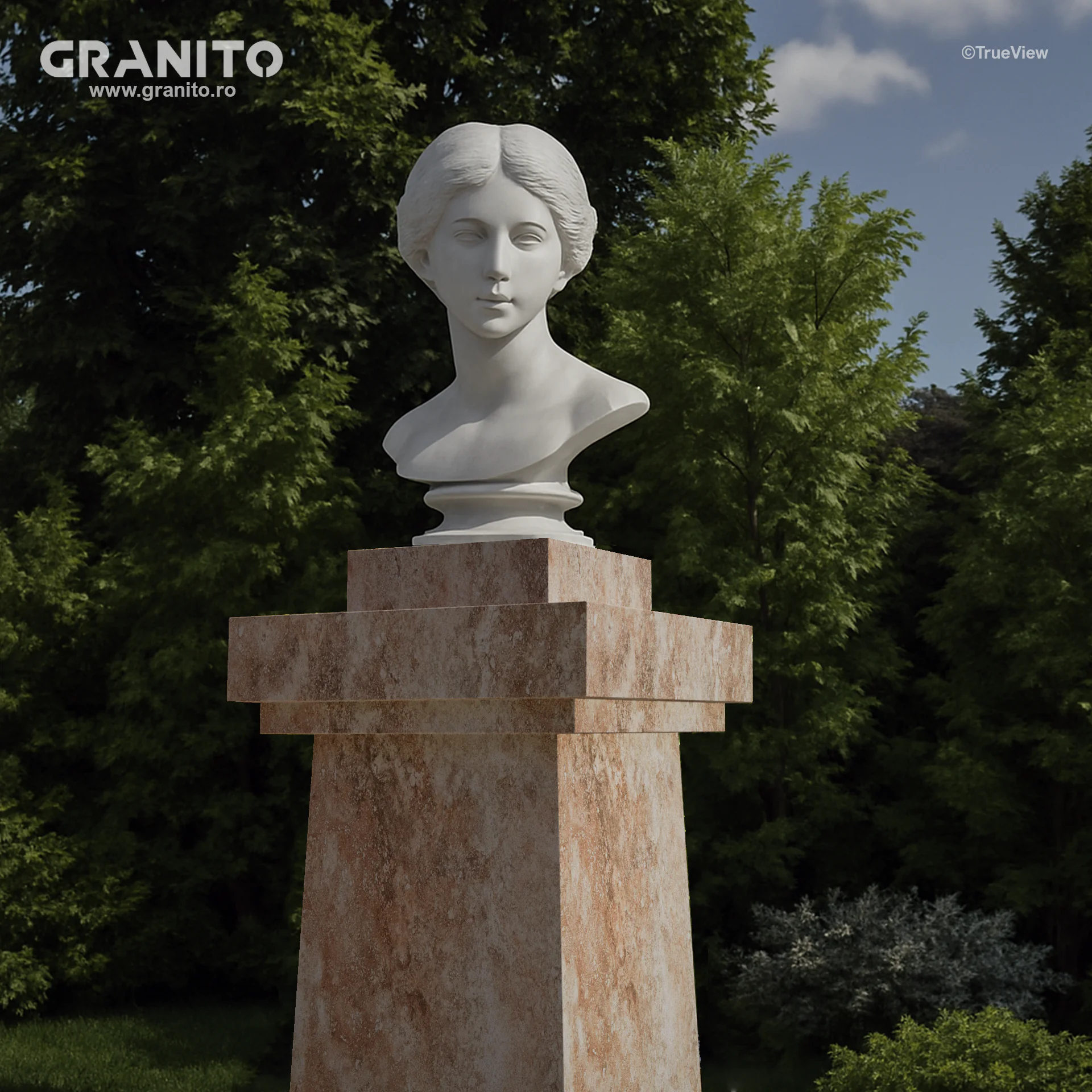 Monumente Travertin Noce Cross Cut - Image 4