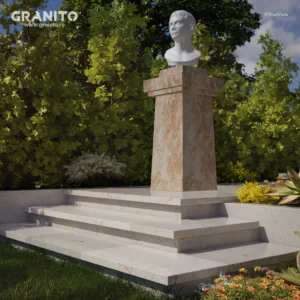 Monumente Travertin Noce Cross Cut - Image 3