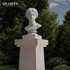 Monumente Marmură Rușchița Alb-Gălbui - Image 2