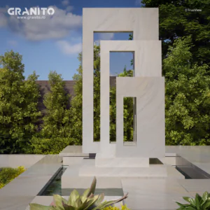 Monumente Marmură Rușchița Alb-Gălbui - Image 4