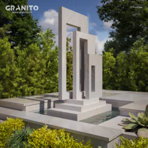 Monumente Marmură Rușchița Alb-Gălbui - Image 3