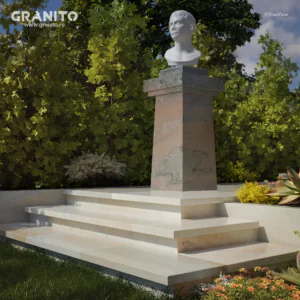 Monumente Marmură Rușchița Roz-Intens - Image 3