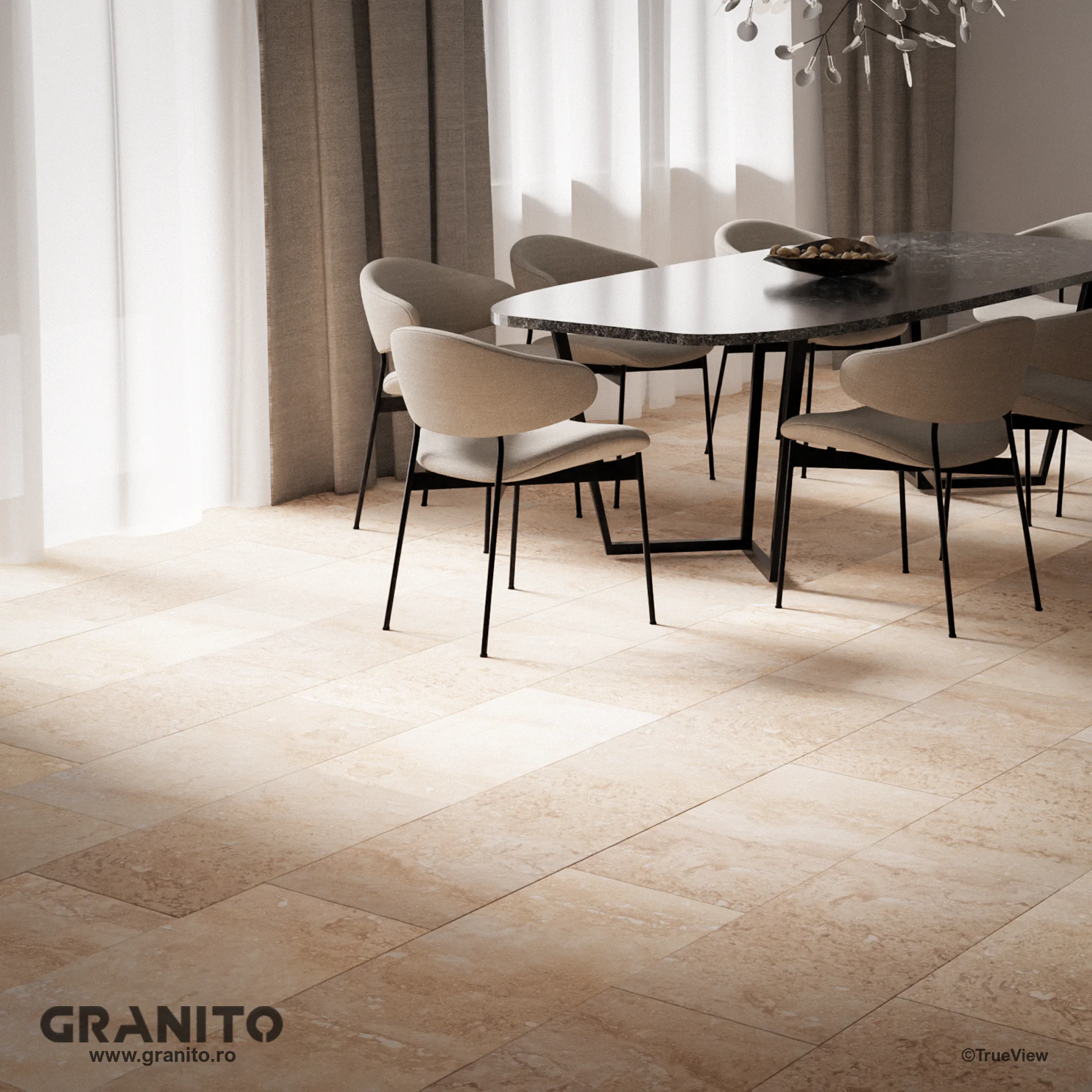 Placaje Interior Travertin Clasic Cross Cut - Image 2