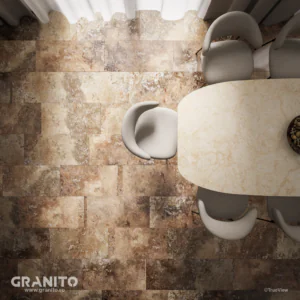 Placaje Interior Travertin Noce Cross Cut - Image 2