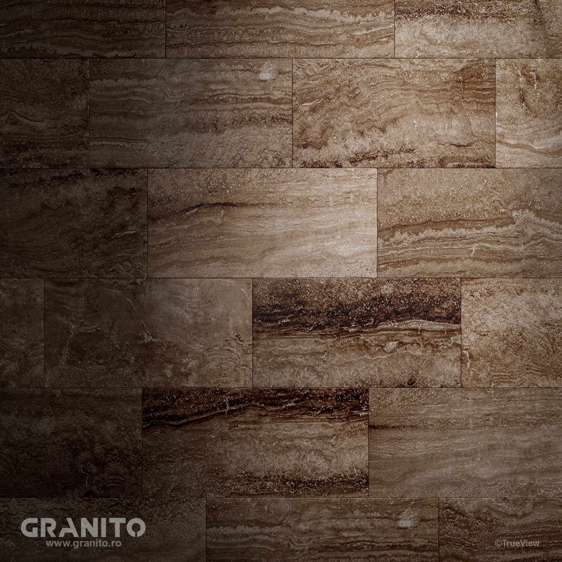 Placaje Interior Travertin Noce Vein Cut - Image 3