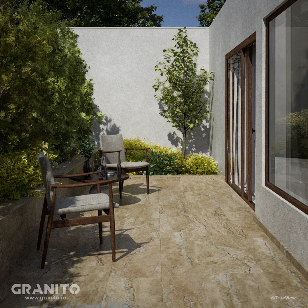 Placaje Exterior Travertin Clasic Vein Cut - Image 2