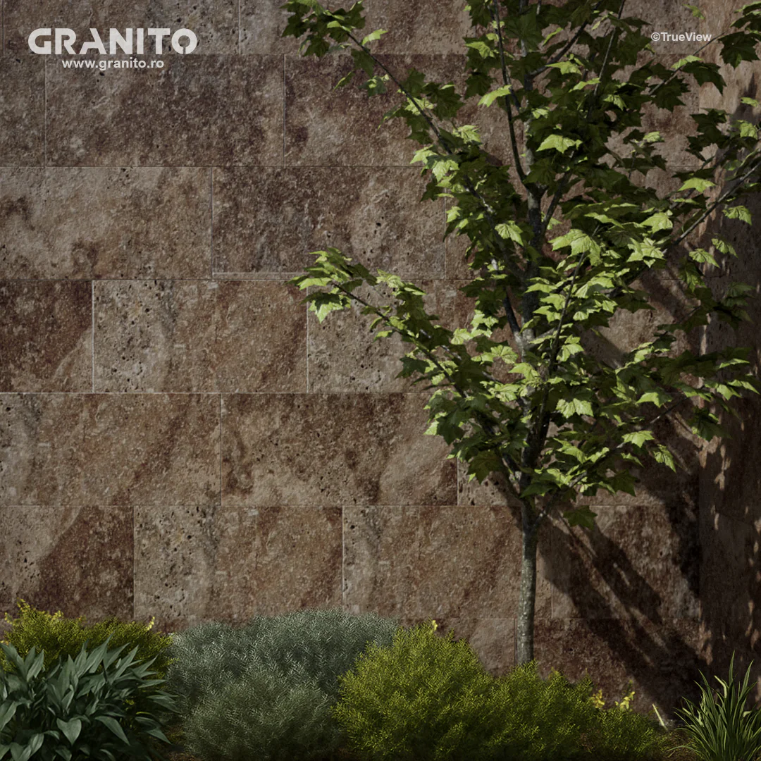 Placaje Exterior Travertin Noce Cross Cut - Image 3