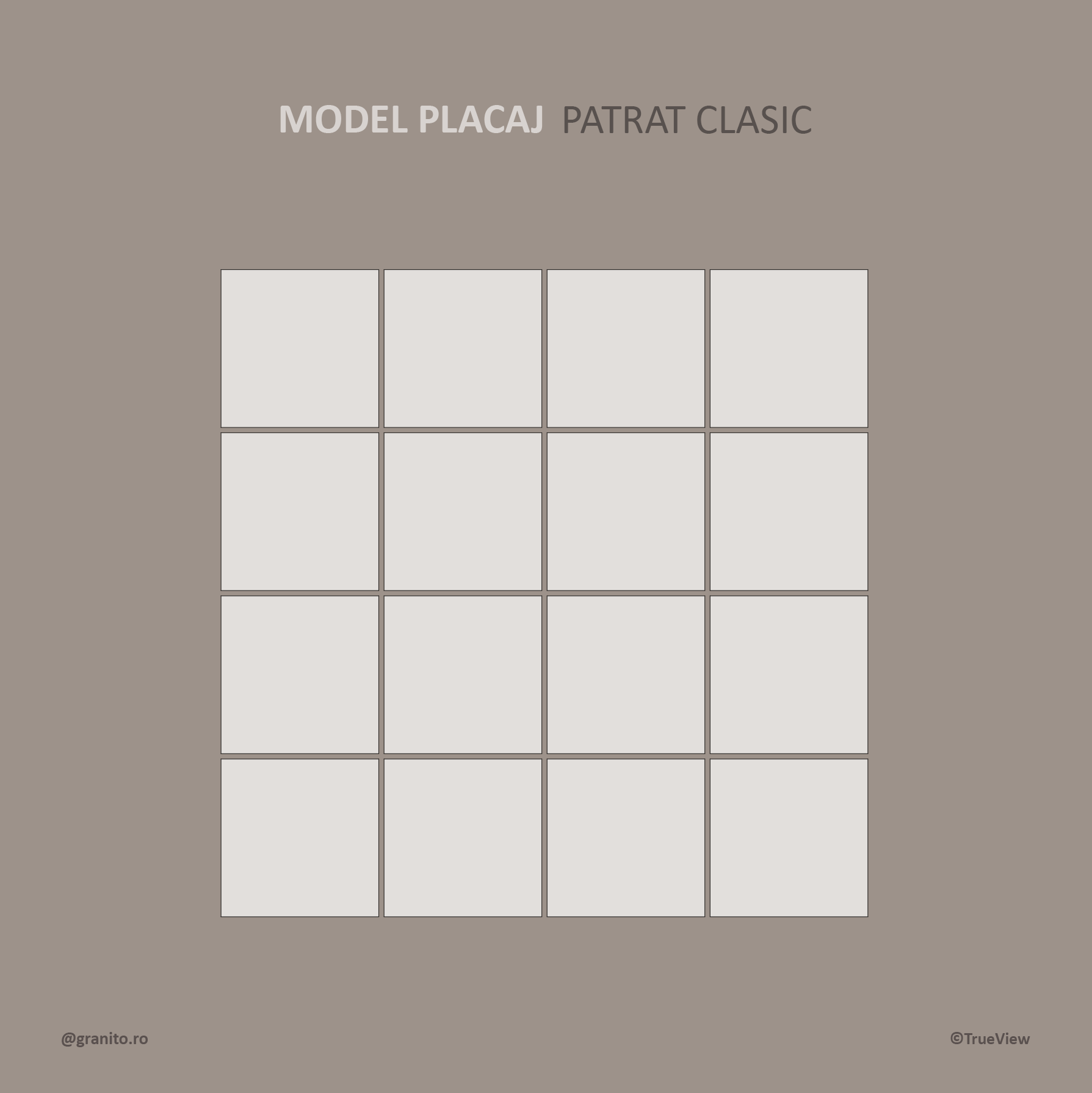 Placaj Pătrat tip Clasic - Image 10