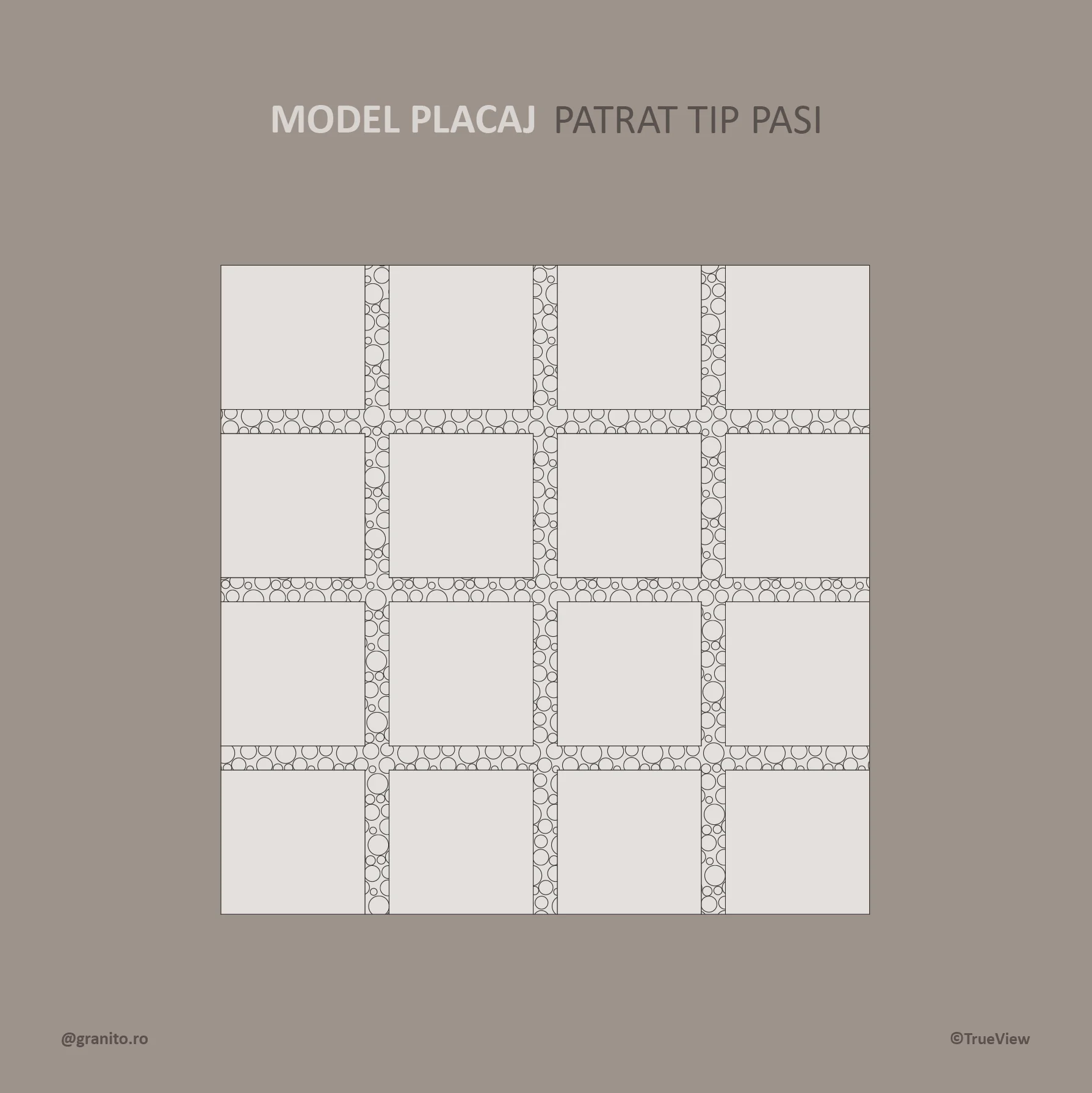 Placaj Pătrat tip Pași - Image 10