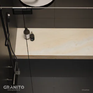 Accesorii pentru Duș Marmură Rușchița Roz-Pal