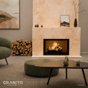 Șeminee Travertin Clasic Cross Cut