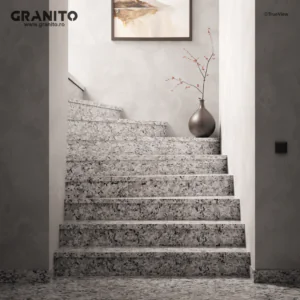 Trepte și Contratrepte Granit Bianco Sardo Periat