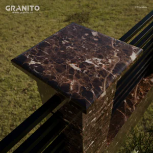 Capace pentru Gard Marmură Emperador Dark