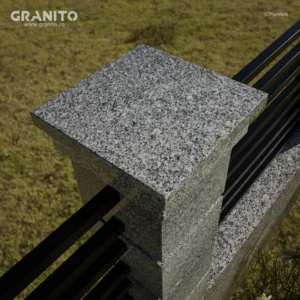 Capace pentru Gard Granit Bianco Sardo Lustruit