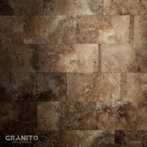 Placaje Interior Travertin Noce Cross Cut