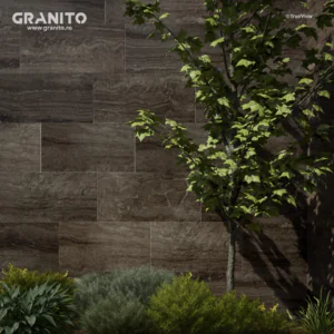 Placaje Exterior Travertin Noce Vein Cut